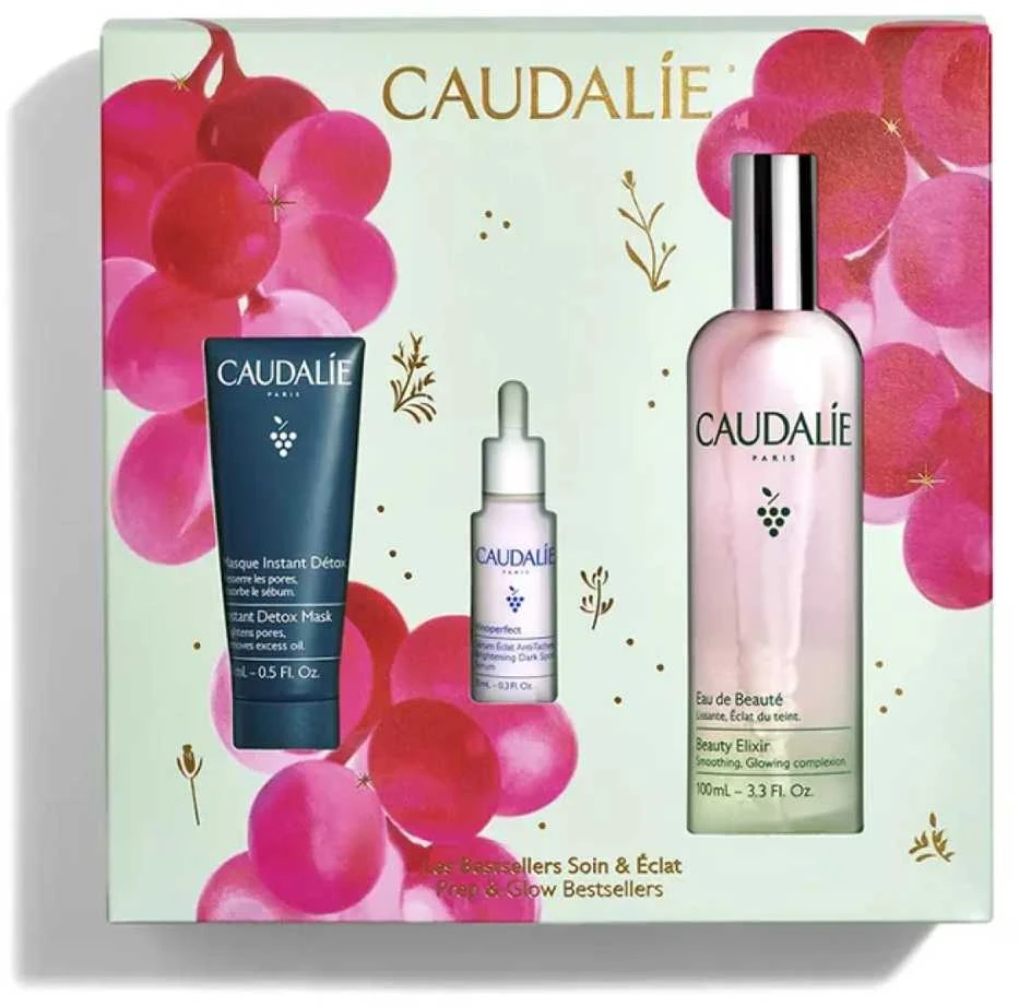 Caudalie Prep and Glow Bestsellers veido priežiūros rinkinys