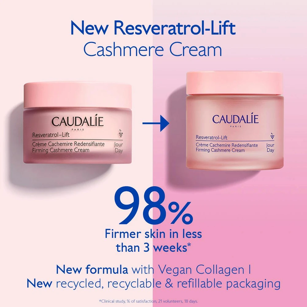Caudalie Resveratrol-Lift Redensifying Cashmere Kreminis kašmyro stangrinantis veido kremas 50ml