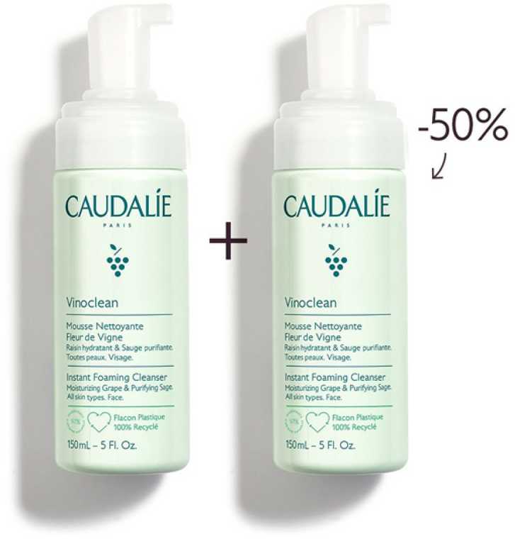 "Caudalie Vinoclean Duo" momentinis putojantis valiklis 2x150ml