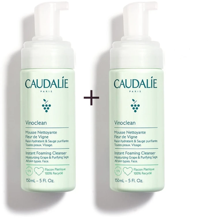 "Caudalie Vinoclean Duo" momentinis putojantis valiklis 2x150ml
