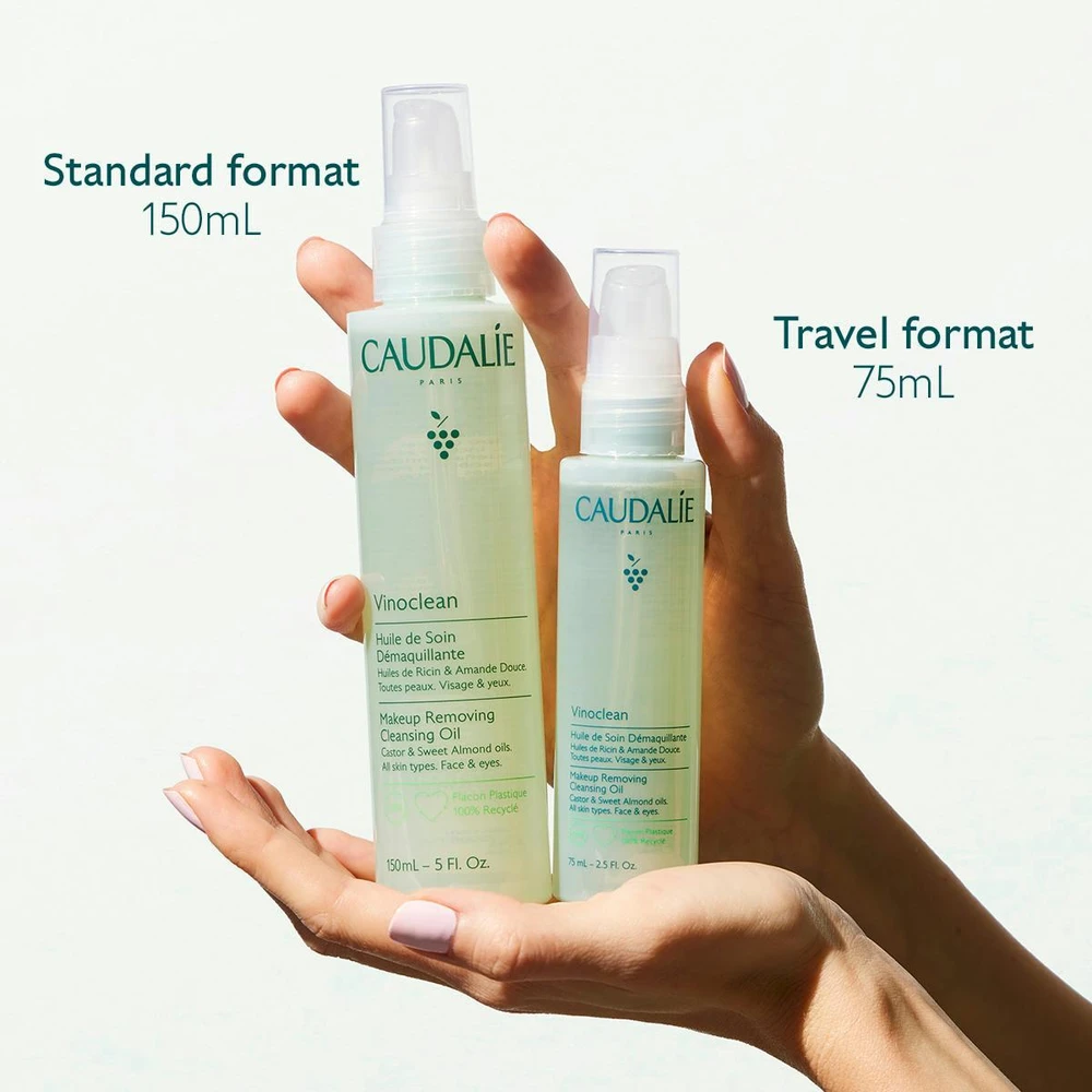 Caudalie Vinoclean Make-up Removing Cleansing Oil makiažo valiklis, 75 ml