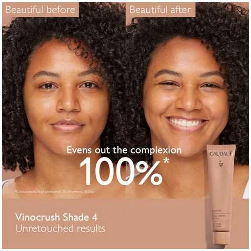 Caudalie Vinocrush Skin Tint odos atspalvį vienodinantis CC kremas drėkinamojo poveikio, atspalvis: 2, 30 ml