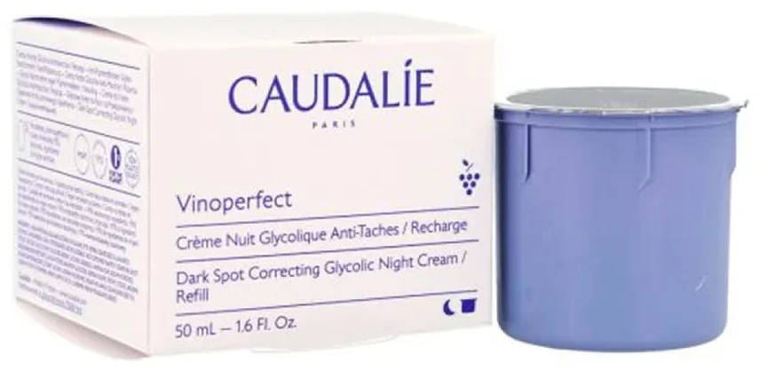 Caudalie Vinoperfect Glycolic Night Kreminis papildymas nuo tamsių dėmių, 50 ml