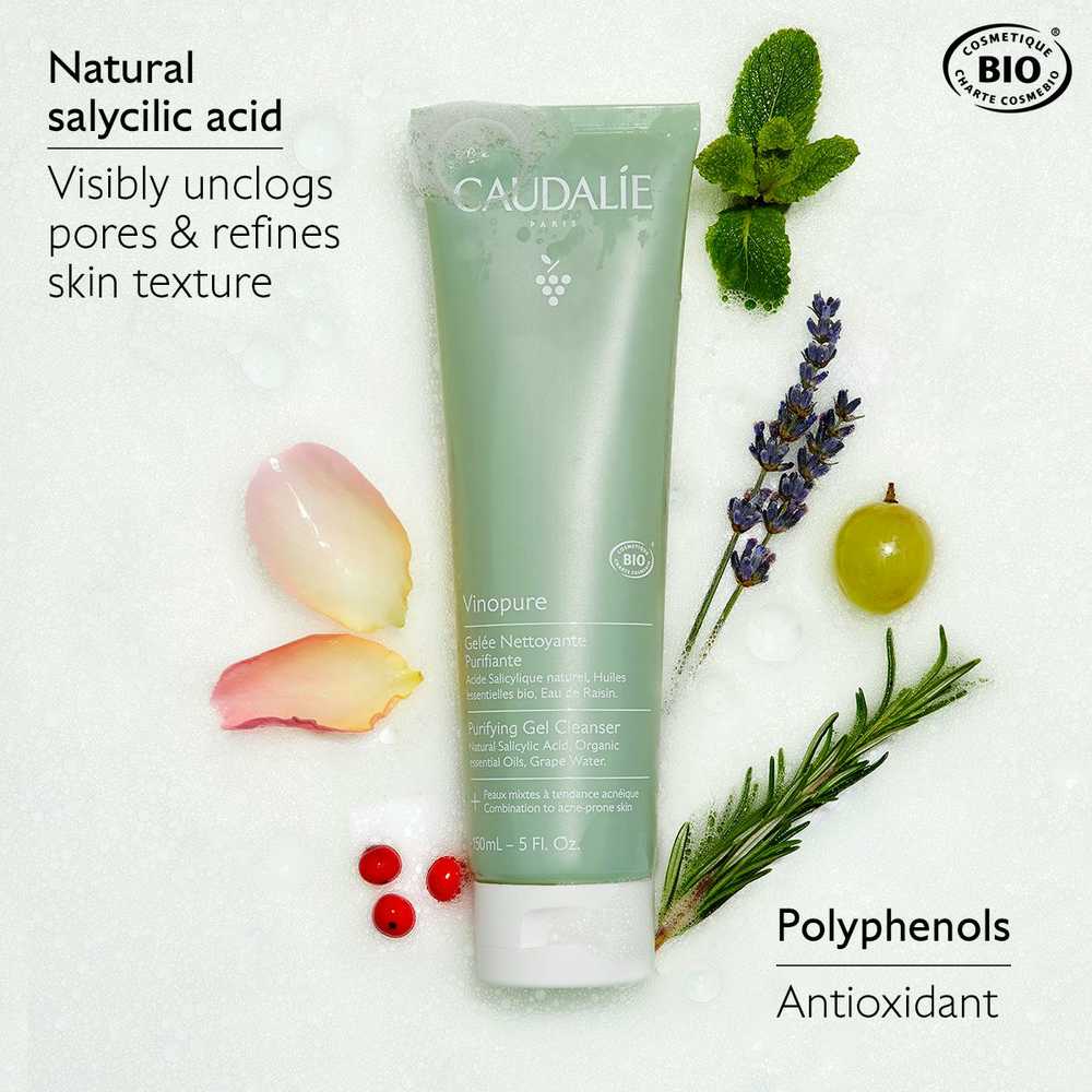 "Caudalie Vinopure" valomasis gelis 150ml