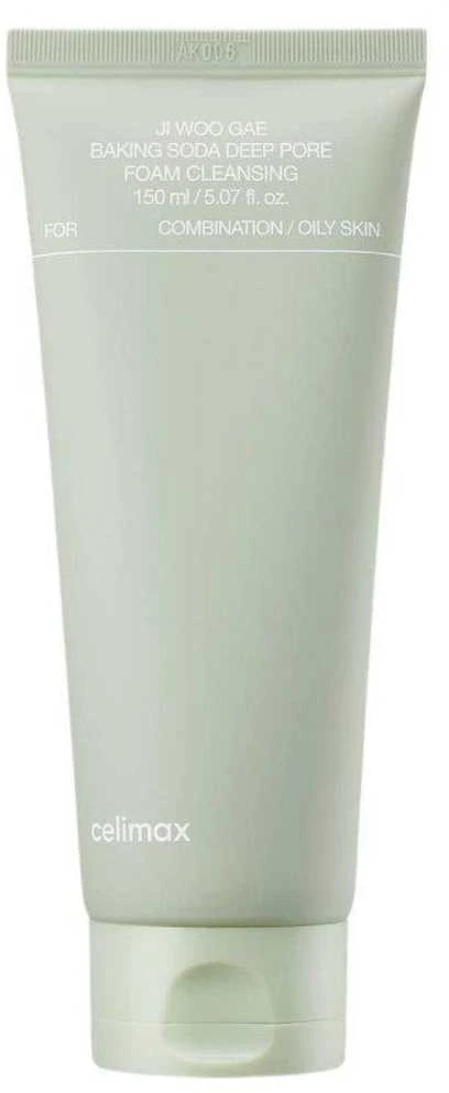 CELIMAX Ji Woo Gae Baking Soda Deep Pore Foam Cleansing - giluminio valymo putojantis prausiklis, 150 ml