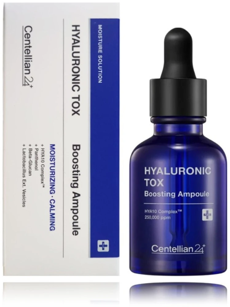 Centellian24 Hyaluronic Tox Boosting Ampoule veido ampulė su hialurono rūgštimi, 30 ml