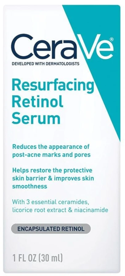 Regeneruojantis serumas veidui su retinoliu Cerave Blemish Resurfacing Retinol Sérum, 30 ml