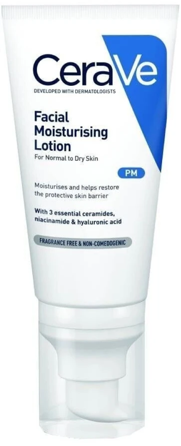 Drėkinamasis veido losjonas Cerave Facial Moisturising Lotion, 52 ml