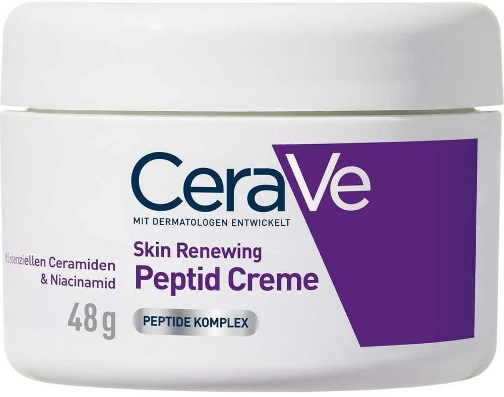 CeraVe Skin Renewing Peptide Kreminis regeneruojamasis naktinis veido kremas, 48 ml