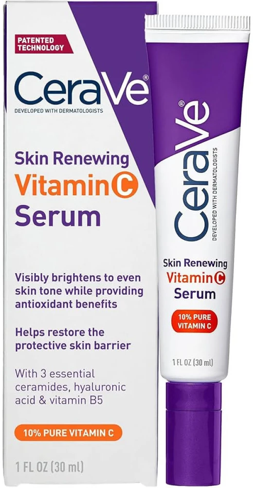 CeraVe Skin Renewing Vitamin C Serum veido serumas, 30 ml