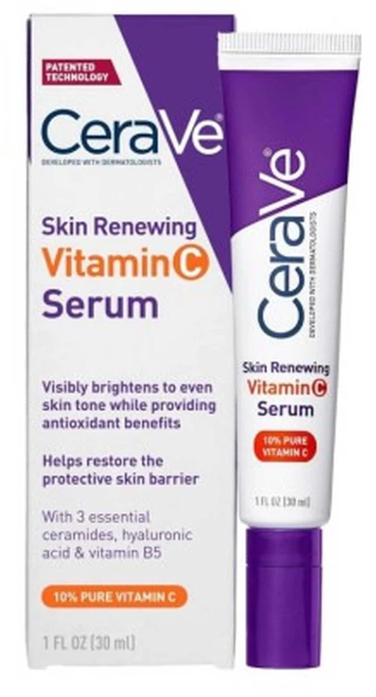 CeraVe Skin Renewing Vitamin C Serum veido serumas, 30 ml
