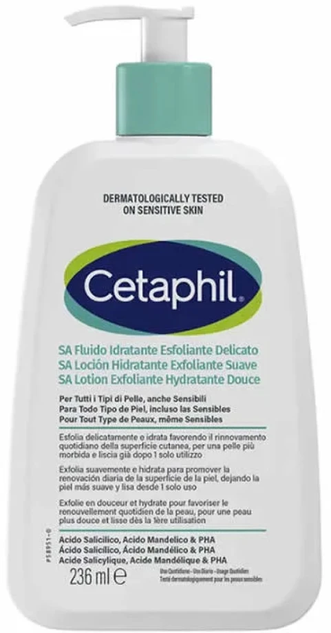 Cetaphil Gentle Exfoliating SA Lotion kūno losjonas, 236 ml
