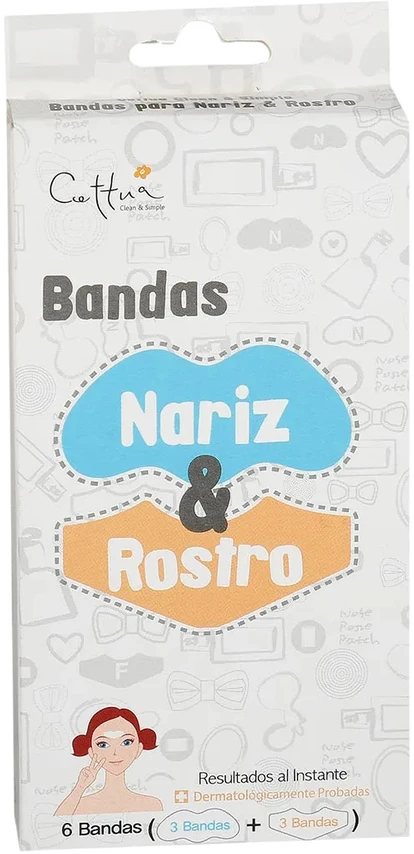 Cettua Cleansing & Exfoliating Nose Sheet Strips, 12 vnt.