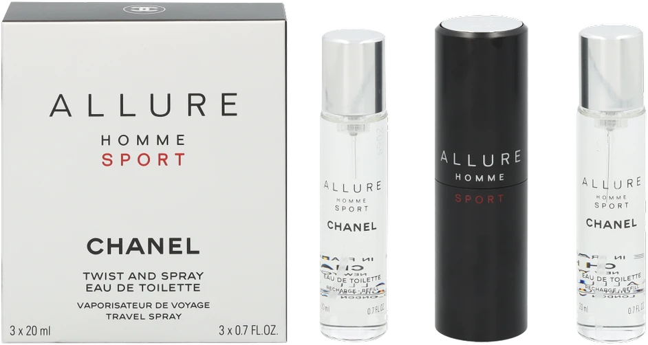Chanel Allure Homme Sport rinkinys vyrams, 60 ml