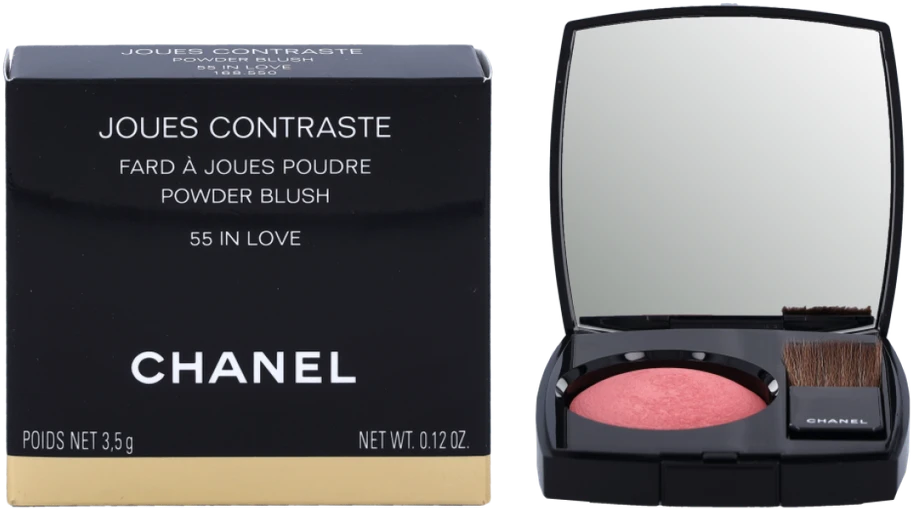 Chanel Joues Contraste Powder Blush skaistalai, 55 in Love, 3.5 g