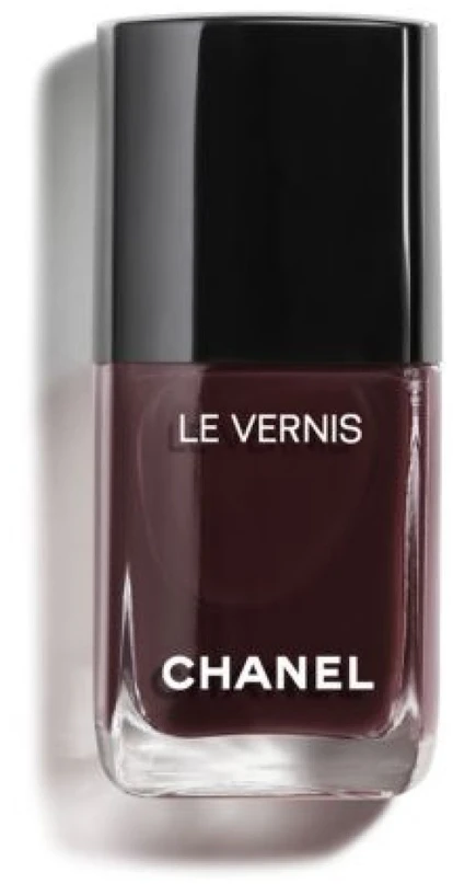 Chanel Le Vernis Longwear Nail Colour ilgai išliekantis nagų lakas, atspalvis: 155 - ROUGE NOIR, 13 ml