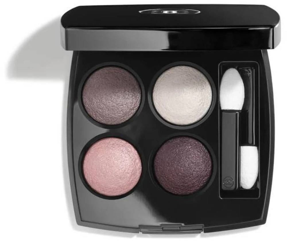 Chanel Les 4 Ombres Multi Effect Quadra Eyeshadow keturių spalvų akių šešėlių paletė, atspalvis: 202 - Tisse Camelia, 2 g