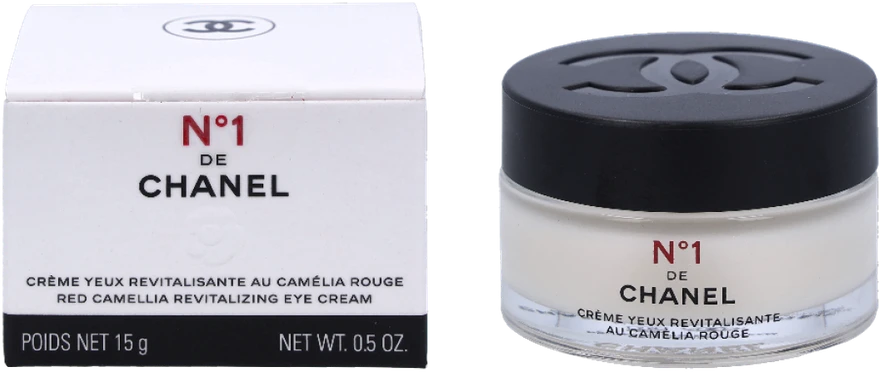 Chanel N1 Raudona Camelia Revitalizing Paakių kremas gaivinantis kremas akių kontūrui, 15 g