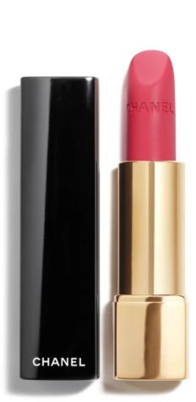 Chanel Rouge Allure Velvet švytintys matiniai lūpų dažai, 3,5 g, spalva: 43 - LA FAVORITE