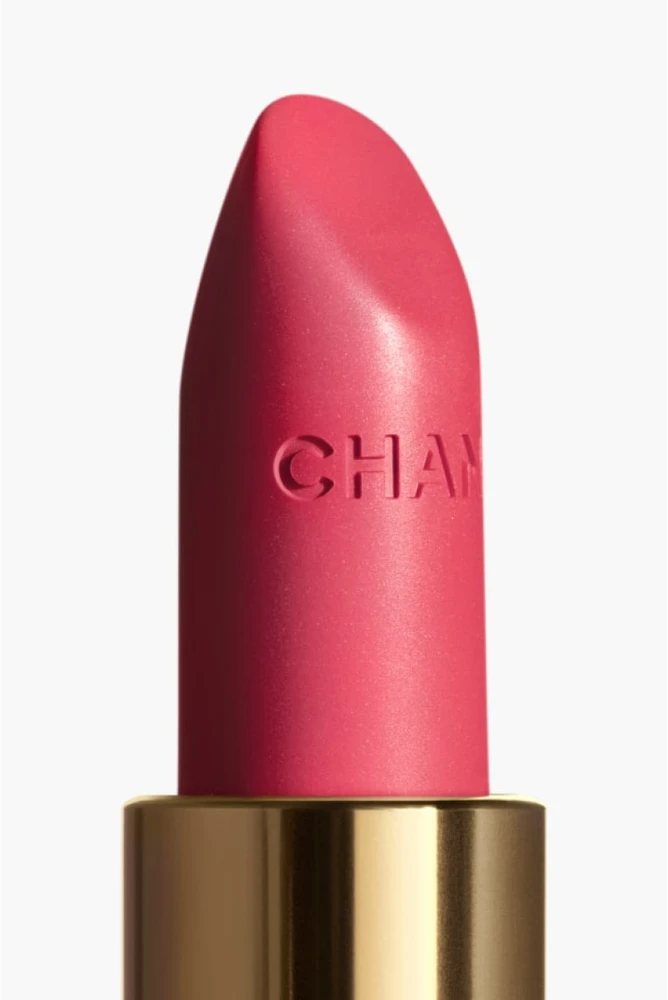 Chanel Rouge Allure Velvet švytintys matiniai lūpų dažai, 3,5 g, spalva: 43 - LA FAVORITE