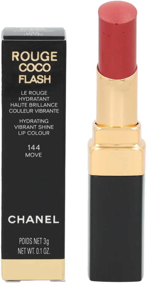 Chanel Rouge Coco Flash Lipstick drėkinamieji lūpų dažai, 3 g, spalva: 144 - MOVE
