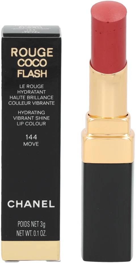 Chanel Rouge Coco Flash Lipstick drėkinamieji lūpų dažai, 3 g, spalva: 144 - MOVE