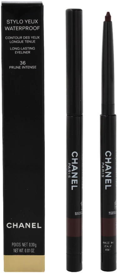 Chanel Stylo Yeux Atsparus vandeniui Long-Lasting Akių apvadas #36 Prune Intense, 0.3 g