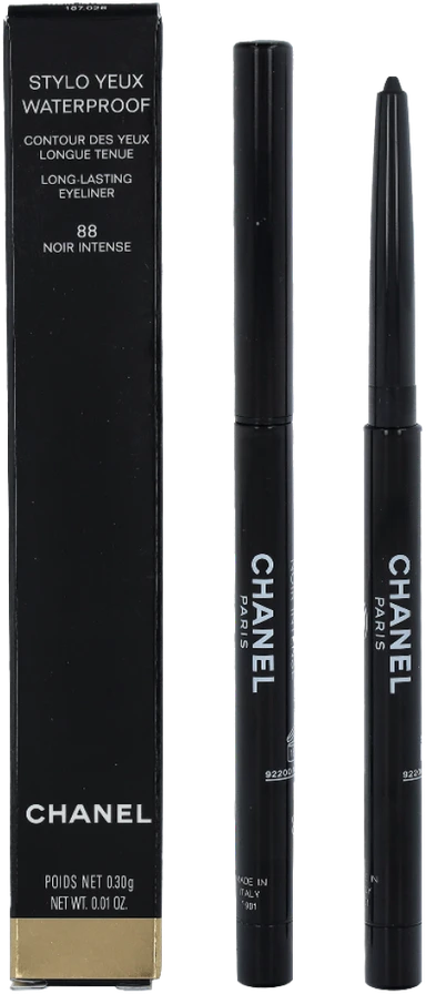 Chanel Stylo Yeux Atsparus vandeniui 88-Noir Intense akių pieštukas