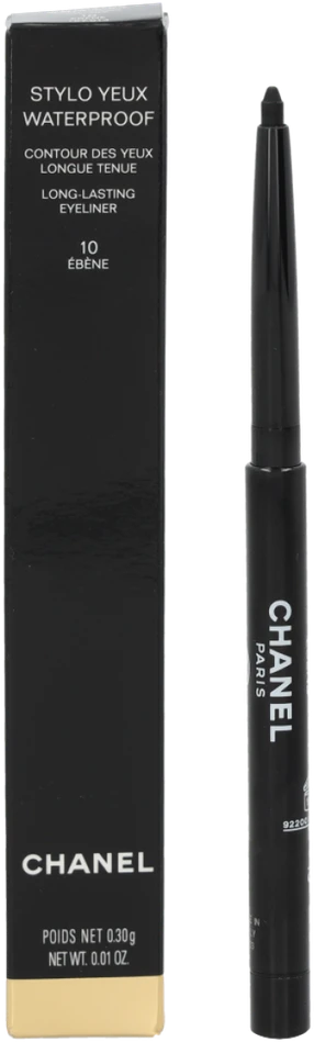 Chanel Stylo Yeux Atsparus vandeniui Long-Lasting Akių apvadas #10 Ebene, 0.3 g