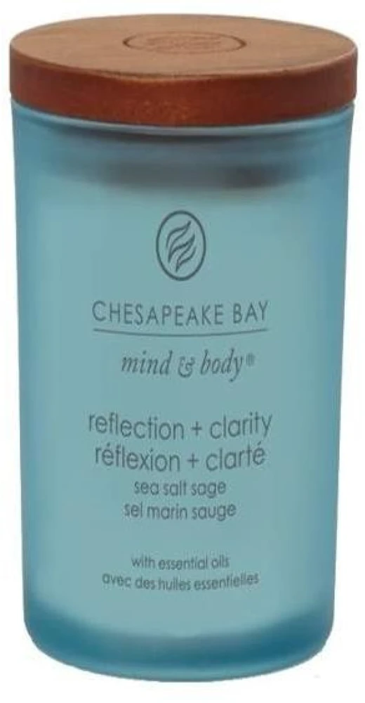 Chesapeake Bay Candle didelė žvakė – Reflection & Clarity (Sea Salt Sage)