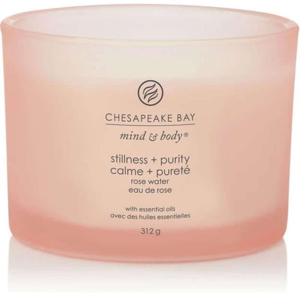 Chesapeake Bay Candle 3 dagčių žvakė – Stillness & Purity (Rose Vanduo)