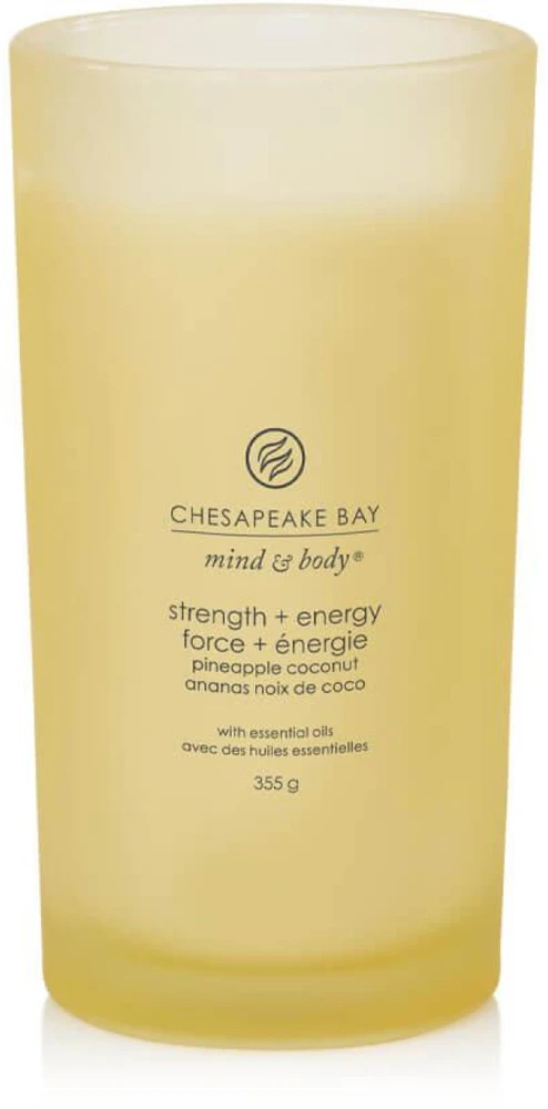 Chesapeake Bay Candle didelė žvakė – Strength & Energy (Pineapple Coconut)