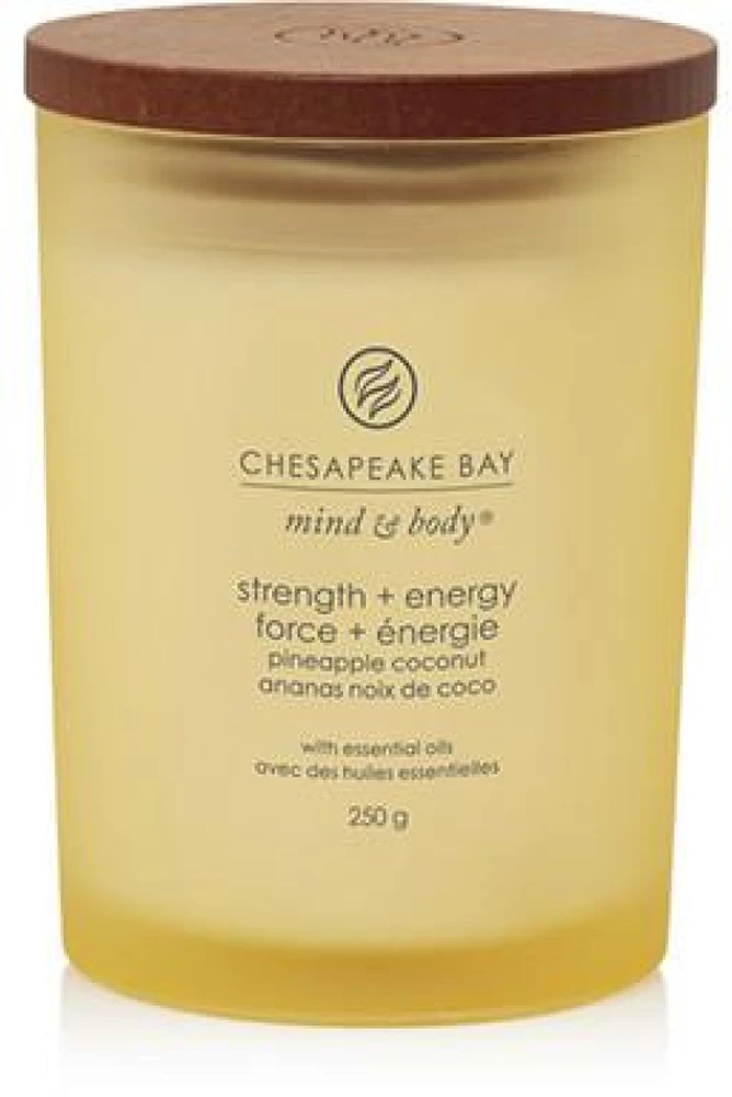 Chesapeake Bay Candle vidutinė žvakė – Strength & Energy (Pineapple Coconut)