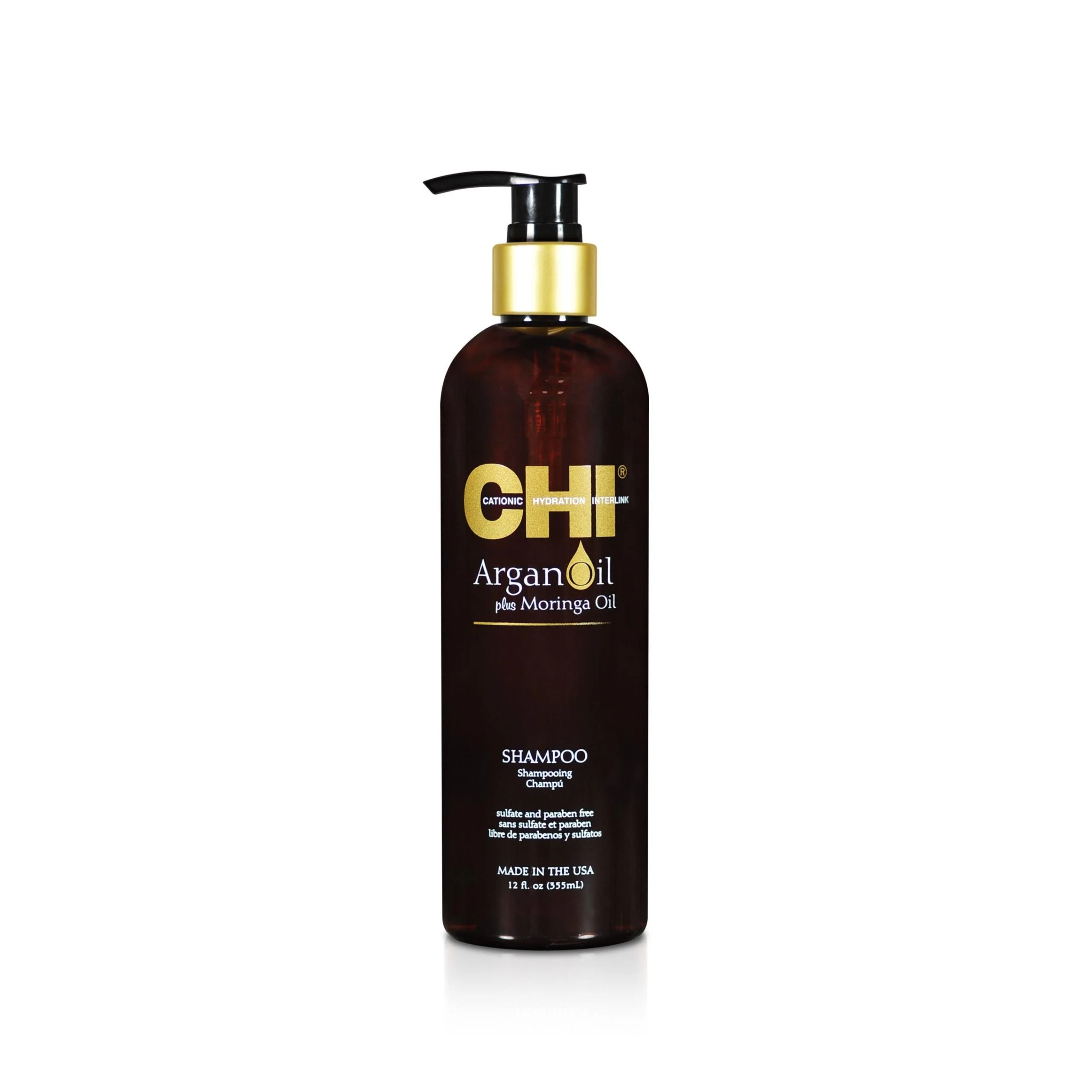 Šampūnas su argano ir moringų aliejumi CHI Argan Oil Šampūnas 340ml