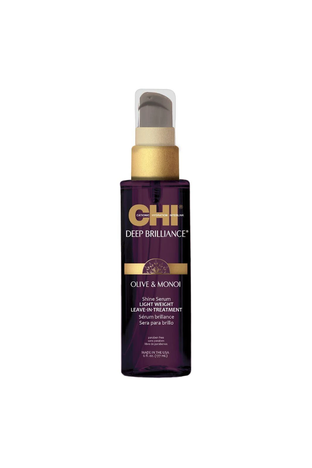 Nenuplaunamas plaukų serumas CHI Deep Brilliance Olive&Monoi 15ml