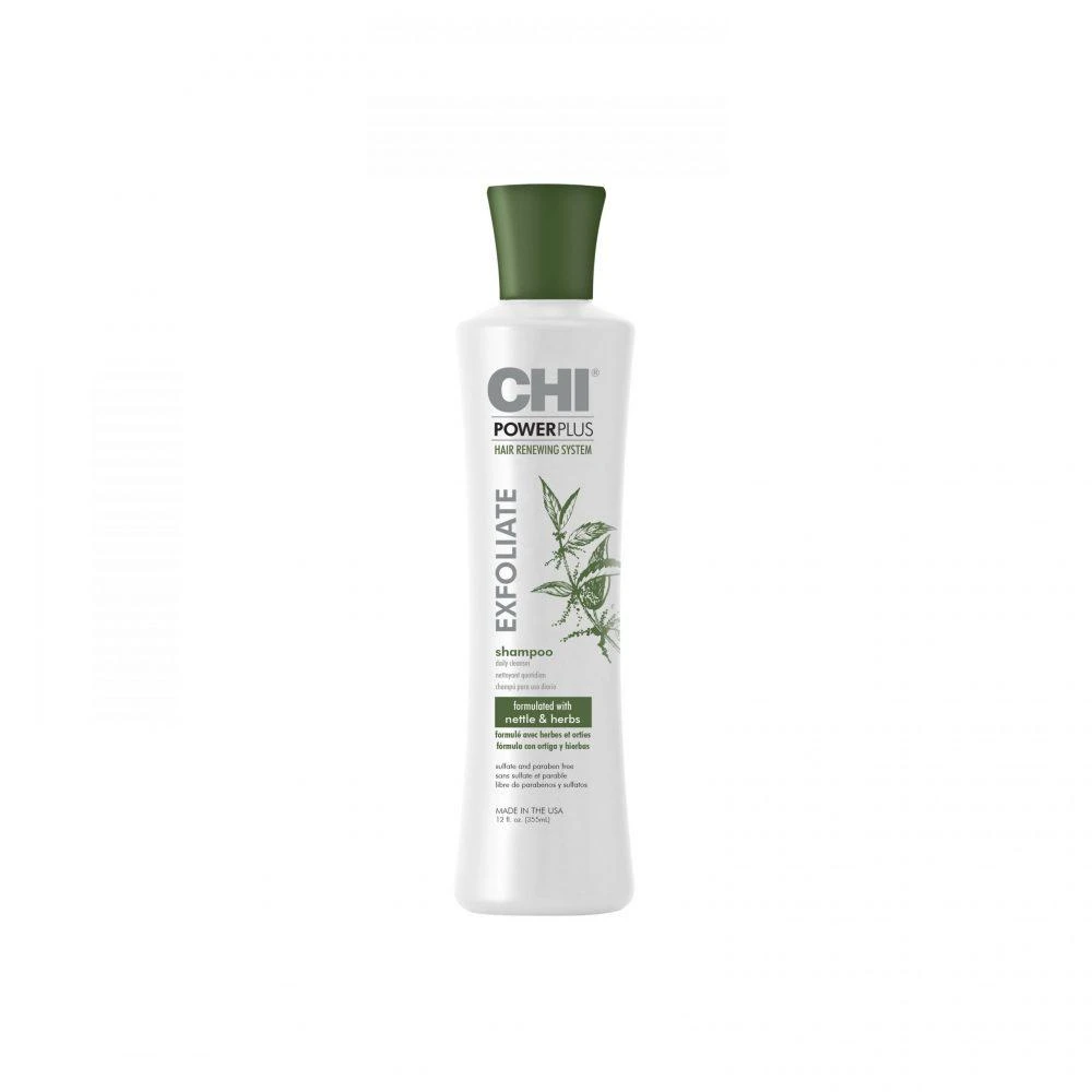 Valomasis šampūnas CHI PowerPlus Hair Renewing System Exfoliate Šampūnas Daily Valiklis 355ml