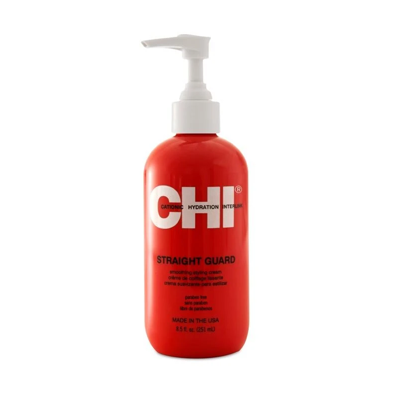 Tiesinamasis kremas plaukams CHI Straight Guard Smoothing Styling Kreminis 251ml
