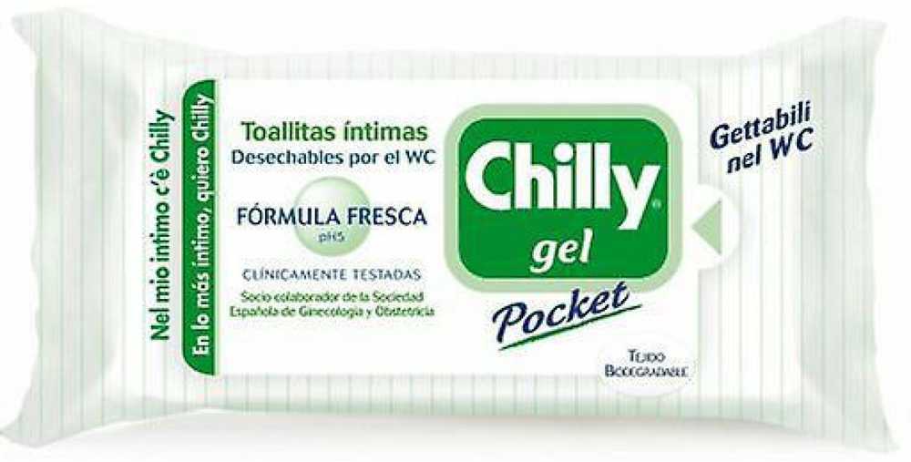 "Chilly" intymios servetėlės "Fresh Formula Ph5" 12 vienetų