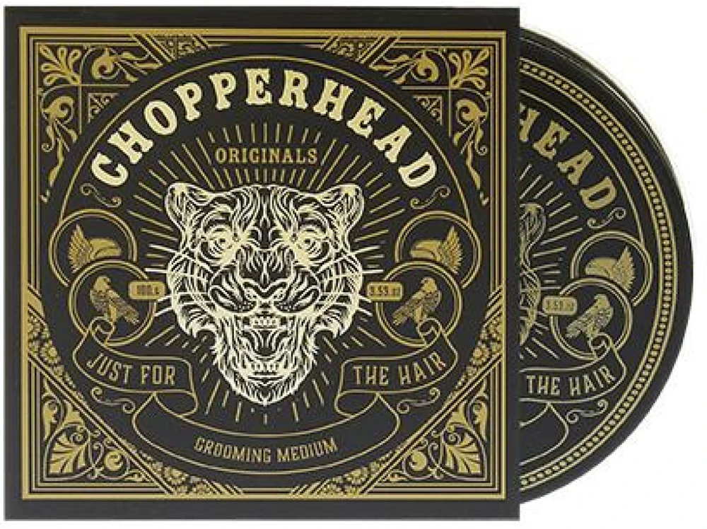 Chopperhead Originals Grooming Medium Wax drėgnų plaukų efektą suteikiantis vaškas vyrams, 100 g
