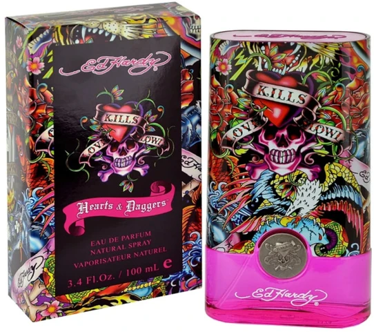 Christian Audigier Ed Hardy Hearts & Daggers for Her EDP parfumuotas vanduo moterims, 100 ml