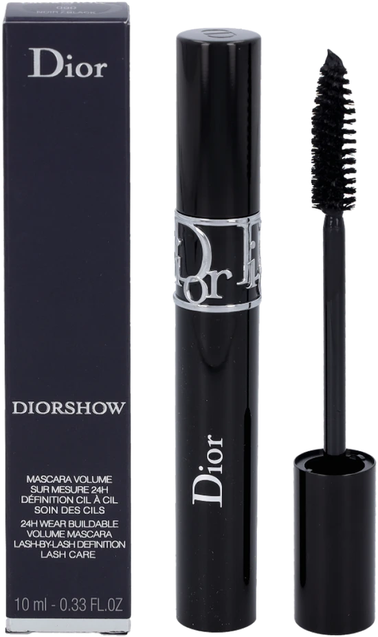 Christian Dior Diorshow 24H Wear Buildable Volume Blakstienų tušas #090 Juodas, 10 ml