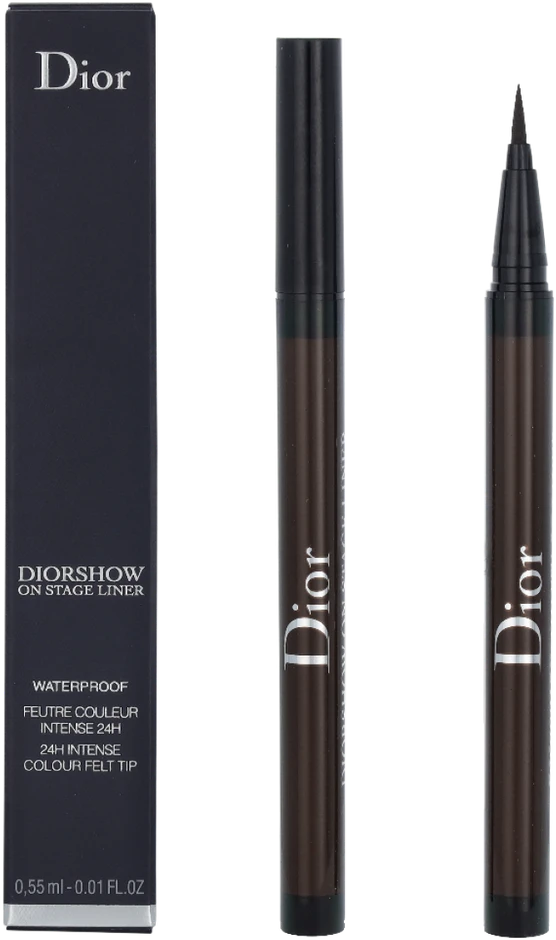 Christian Dior Diorshow On Stage Liner 24H Wear Atsparus vandeniui Akių apvadas #781 Matte Brown, 0.55 ml