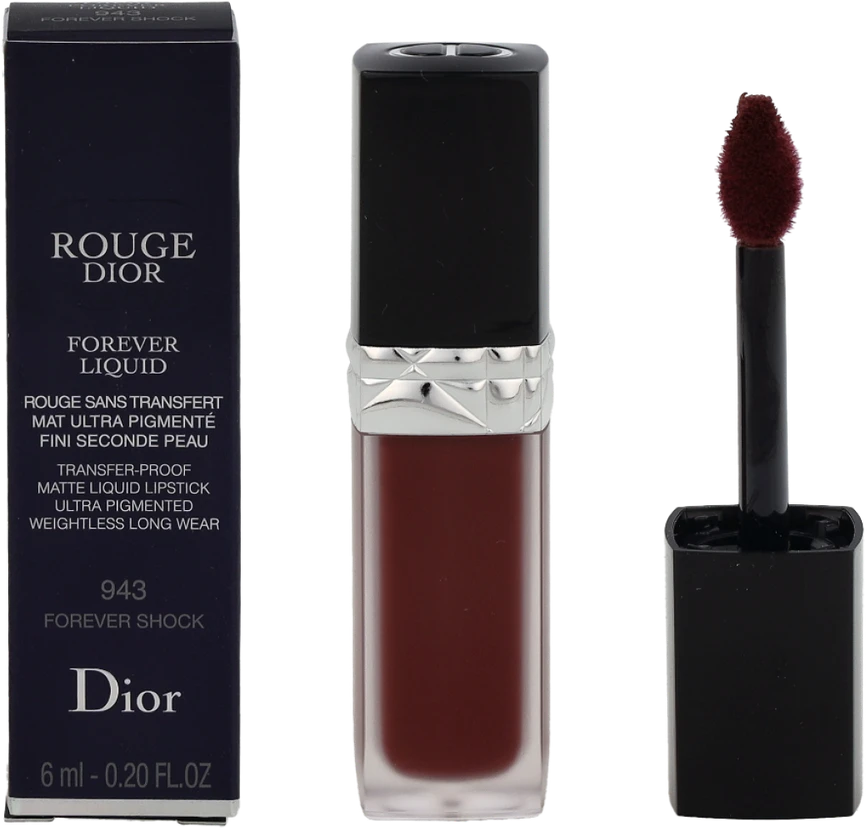 Christian Dior Rouge Dior Forever skysti lūpų dažai #943 Forever Shock, 6 ml