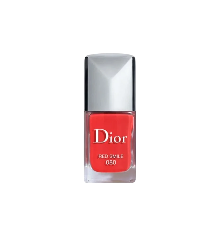 Christian Dior Vernis Gel-Effect Nagų lakas 080 Raudona Smile, 10 ml