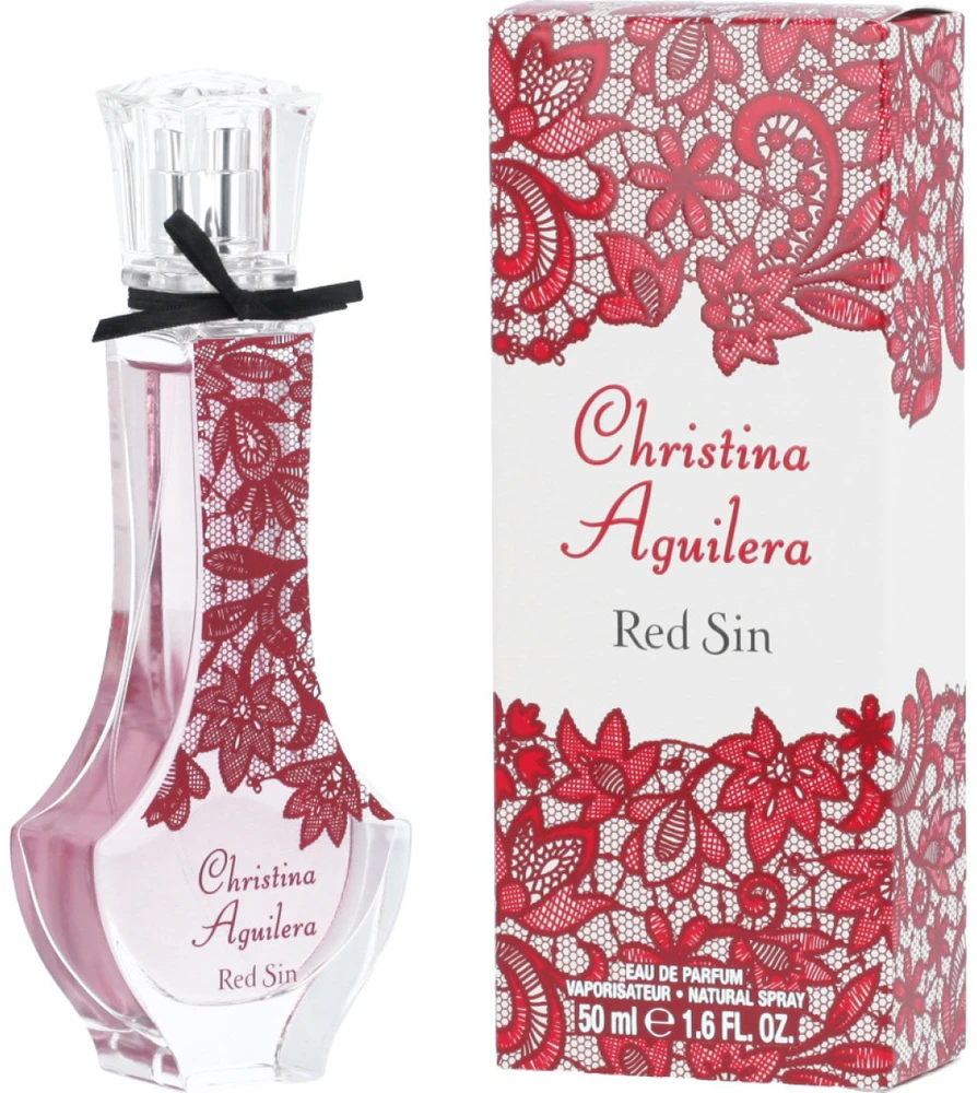 Christina Aguilera Raudona Sin EDP parfumuotas vanduo moterims, 75 ml