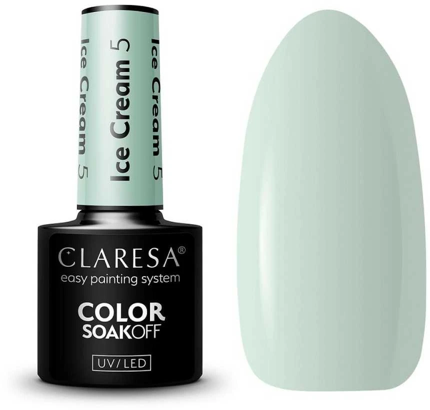 Activeshop Claresa Soak Off UV/LED Ice Kreminis 5, 5 g