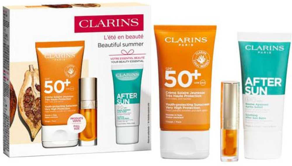 Clarins Beautiful Summer Giftset veido priežiūros rinkinys