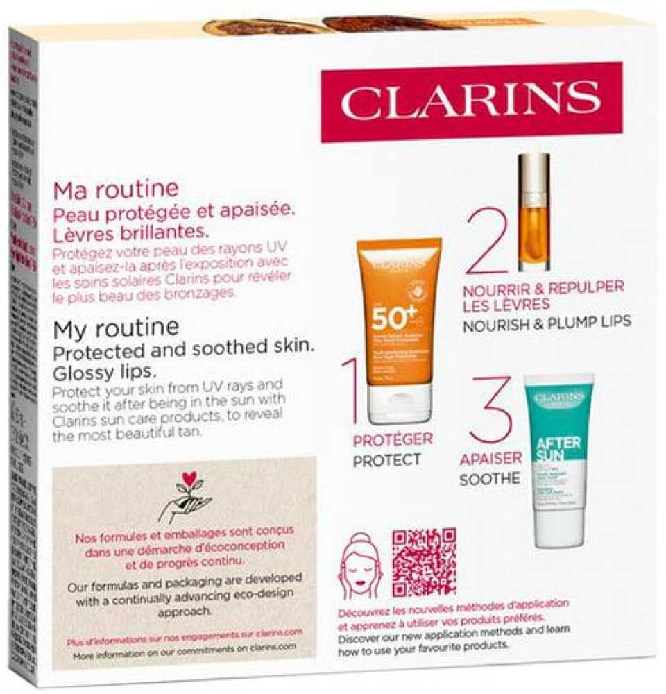 Clarins Beautiful Summer Giftset veido priežiūros rinkinys