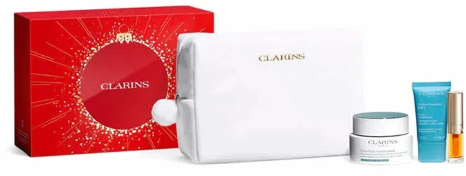 Clarins Cryo-Flash Kreminis Mask, 75 ml Set 3 Pieces