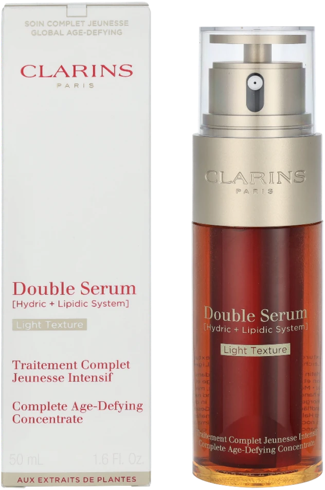 Clarins Double Serum Light Texture veido serumas, 50 ml